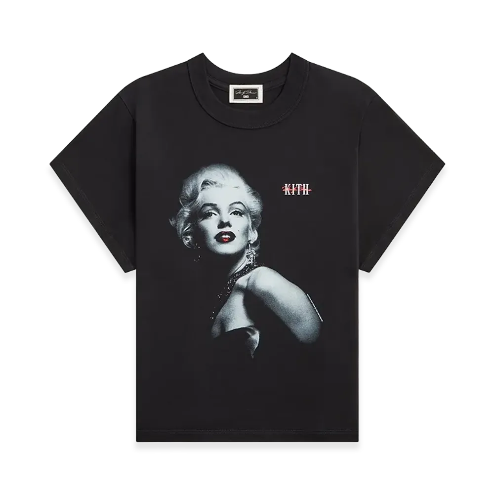 Kith x Marilyn Monroe Women's Glamour Mulberry Vintage Tee "Black"