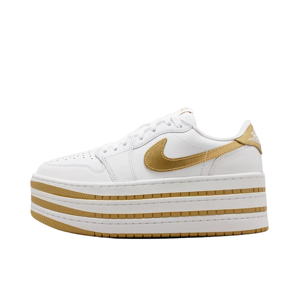 Nike Women's Air Jordan 1 Triple Stack SE "White/Metallic Gold"