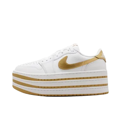 Nike Women's Air Jordan 1 Triple Stack SE "White/Metallic Gold"