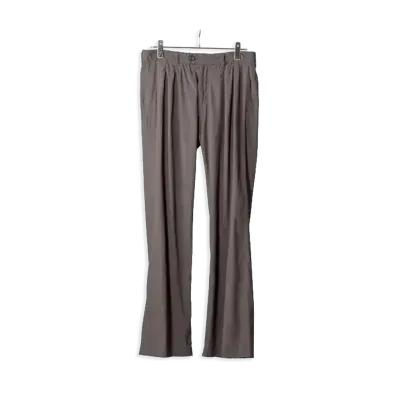 ANCELLM L/R Shoe Cut Slacks "Brown"