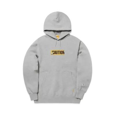 FR2 Caution Logo Embroidery Hoodie "Gray"