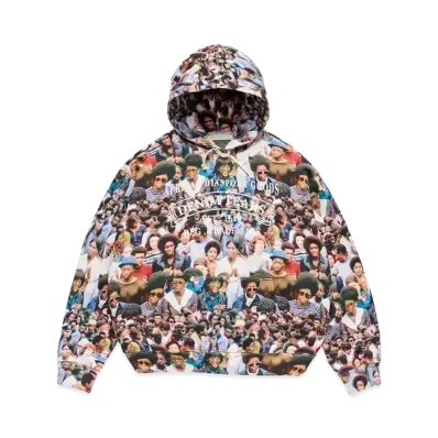 DENIM TEARS Harlem Festival ADG Stamp Hoodie "Multi"