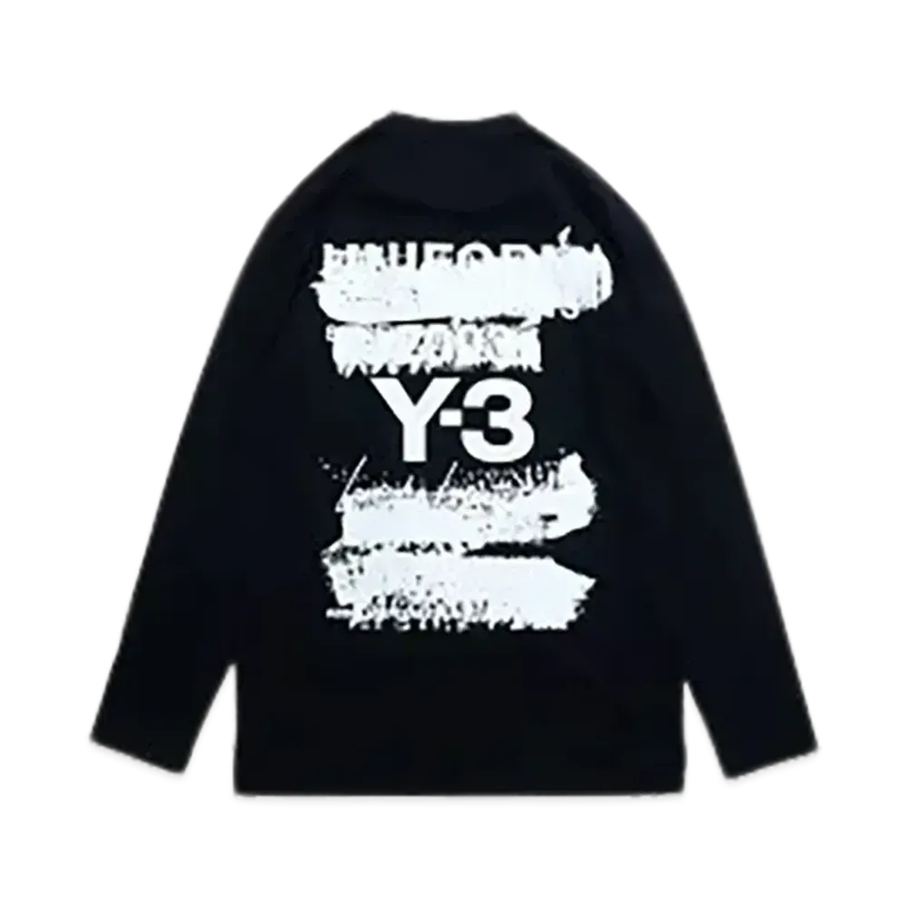 Y-3 U Graphic LS Tee "Black"