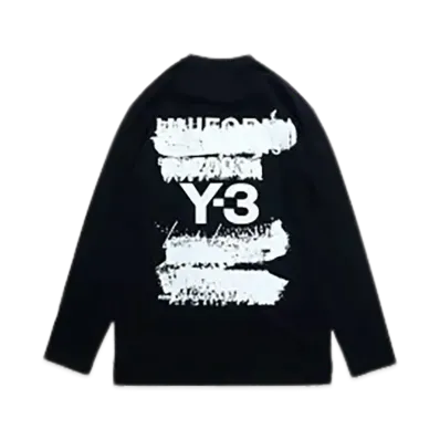 Y-3 U Graphic LS Tee "Black"