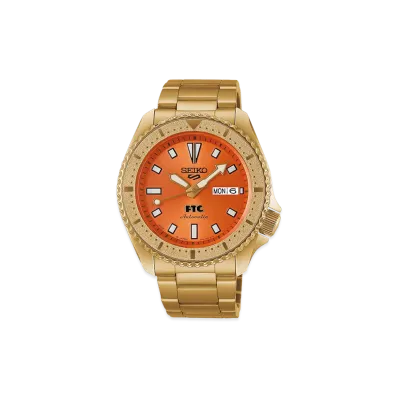 SEIKO x FTC 5 Sports SKX Series "Orange/Gold"