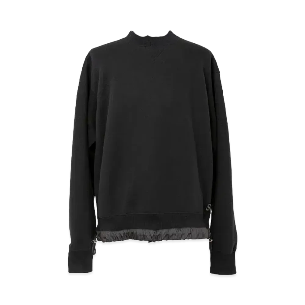 sacai S Sponge Sweat Pullover "Black"