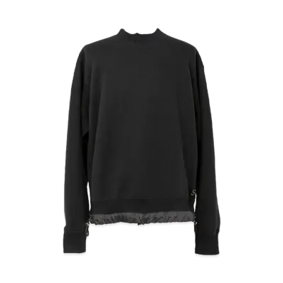 sacai S Sponge Sweat Pullover "Black"