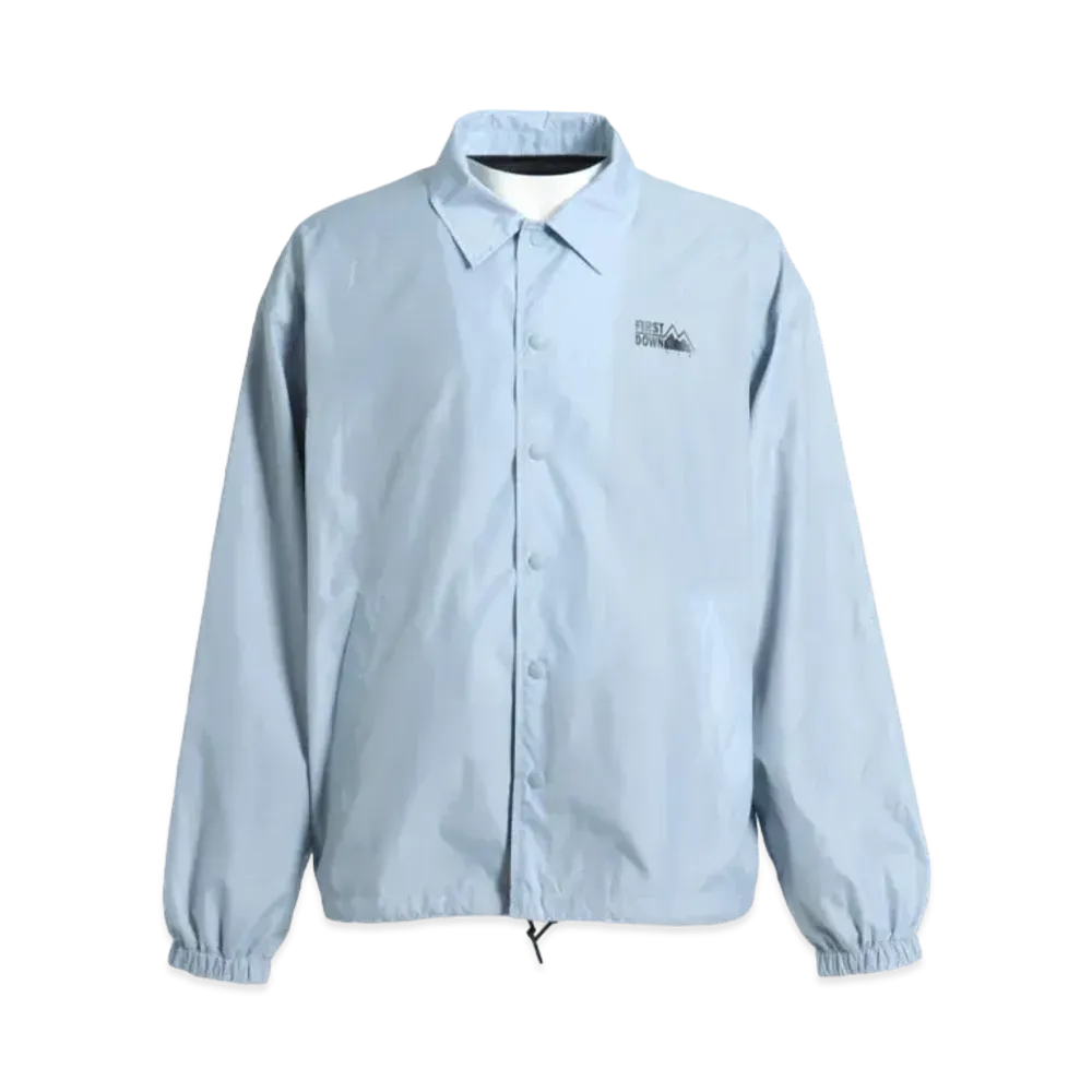 FIRST DOWN LOGO COACH JKT "Light Blue"