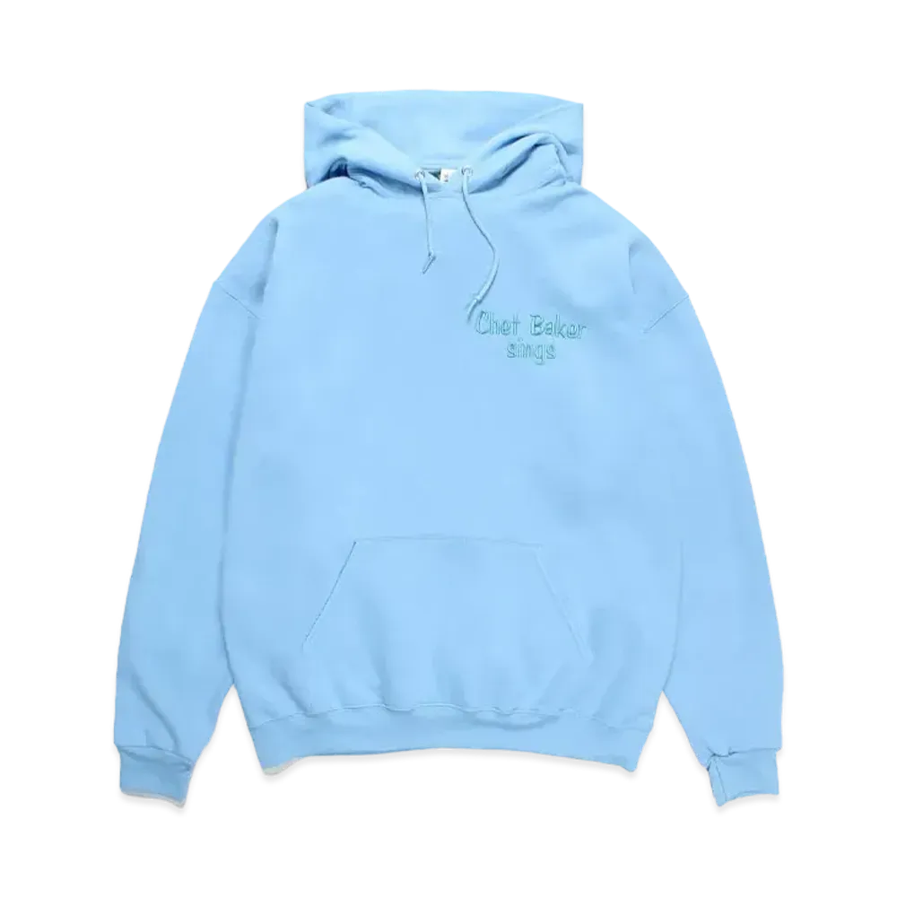 WACKO MARIA Chet Baker / Hooded Sweat Shirt "Blue"