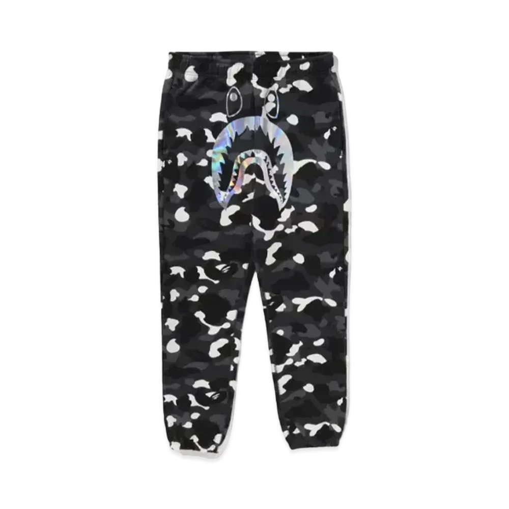 A BATHING APE Shark Sweat Pants "Black"