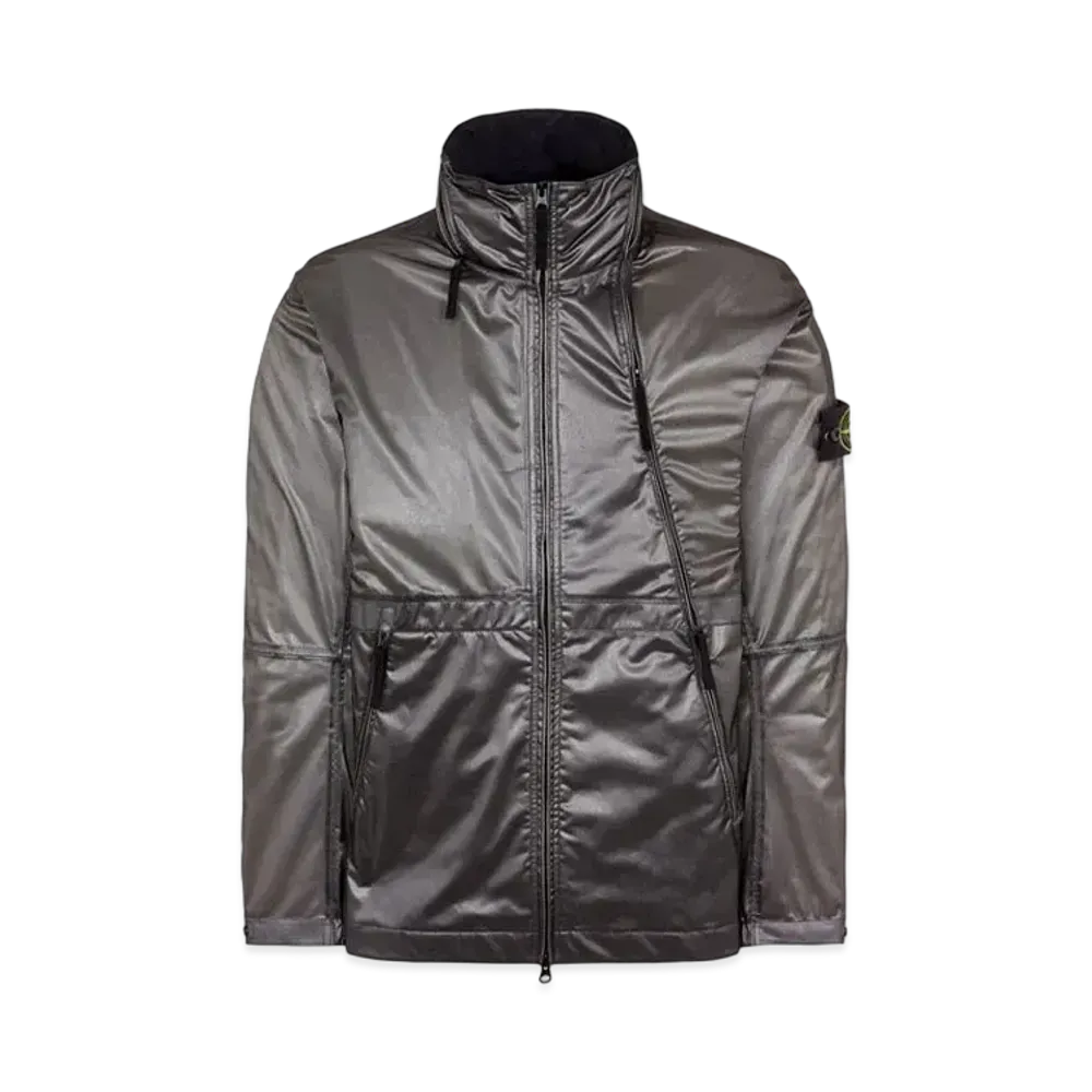 Stone Island 43433 Metallic Run Proof Nylon "Gray"