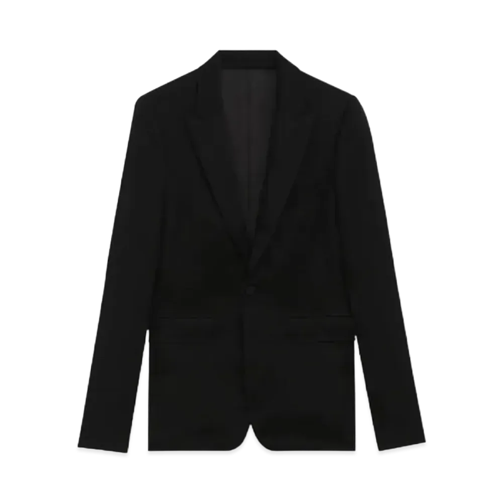 CELINE Short Jacket / Grain De Poudre "Ultra Black"