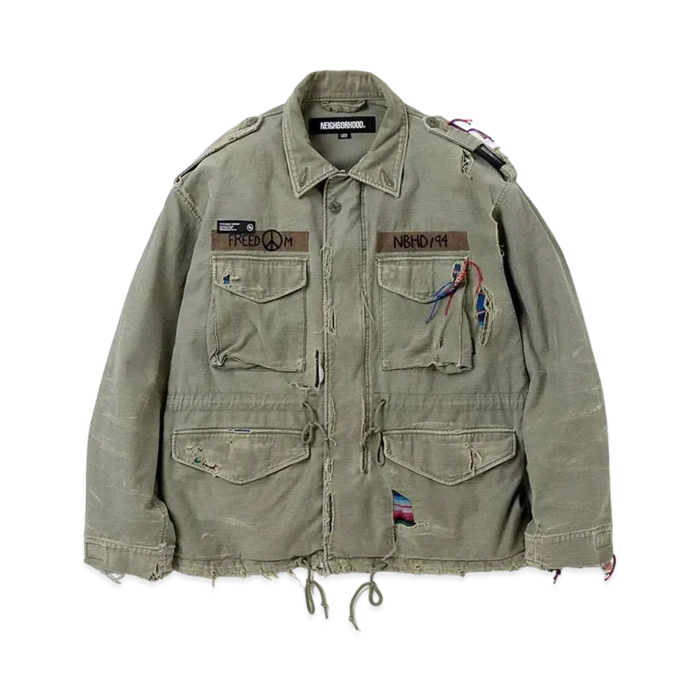 NEIGHBORHOOD 24SS Savage M-51 Jacket "Olive Drag"