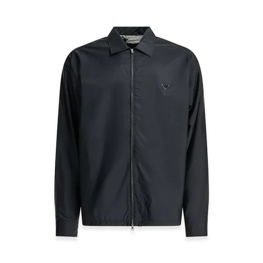 PRADA Re-Nylon Piuma Overshirt Jacket "Blue"