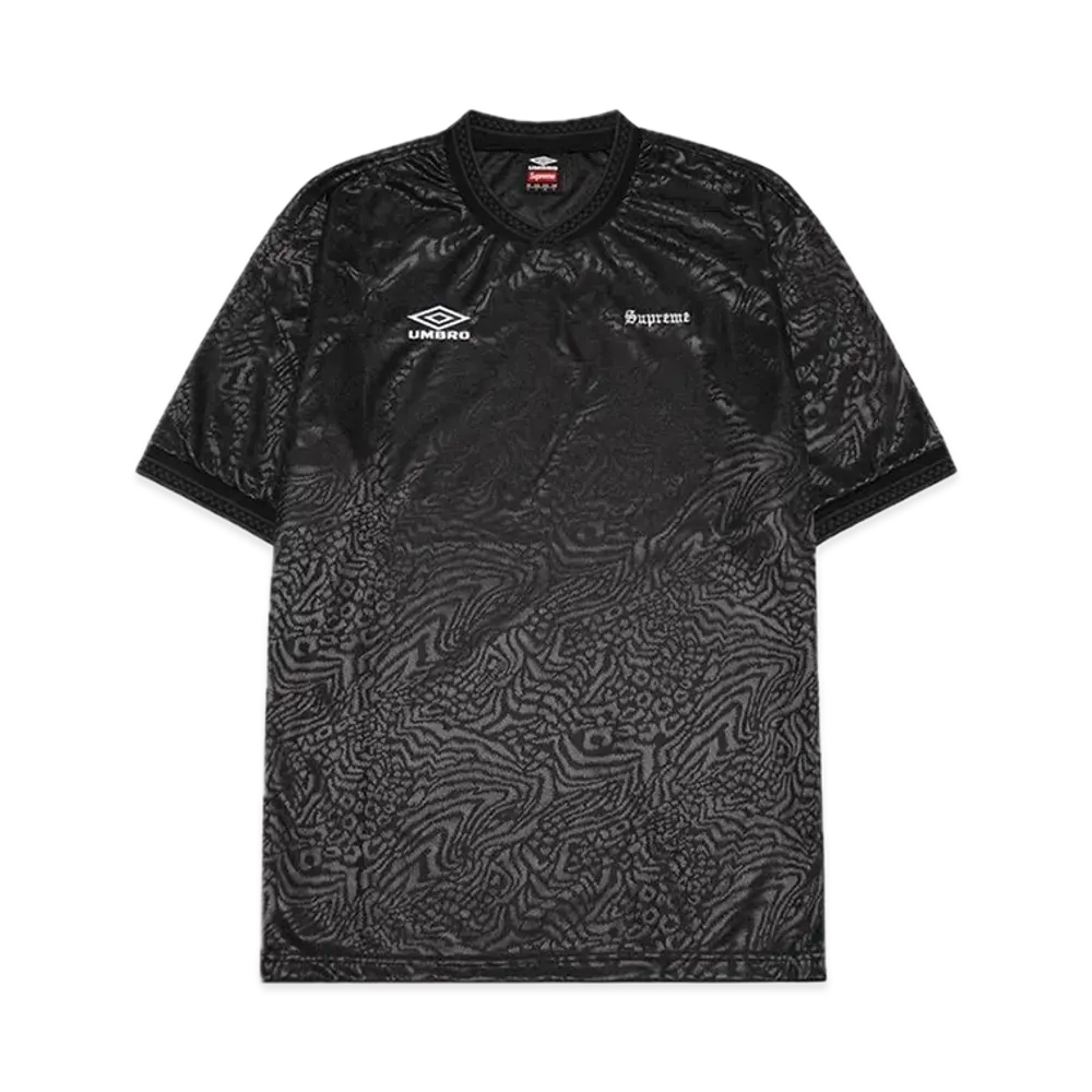 Supreme x Umbro Jacquard Animal Print Soccer Jersey "Black"