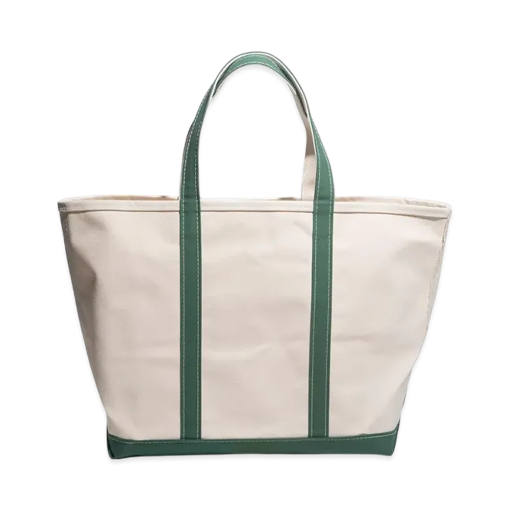 L.L.Bean Boat and Tote Bag Large Made in USA "Dark Green"