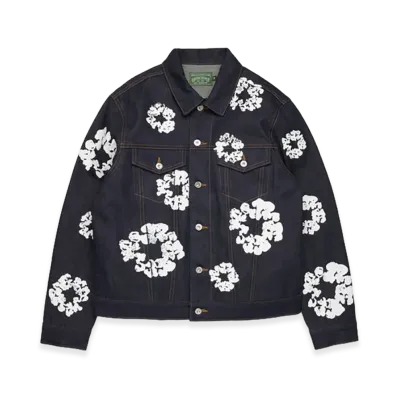 DENIM TEARS Cotton Wreath Denim Jacket "Selvedge"