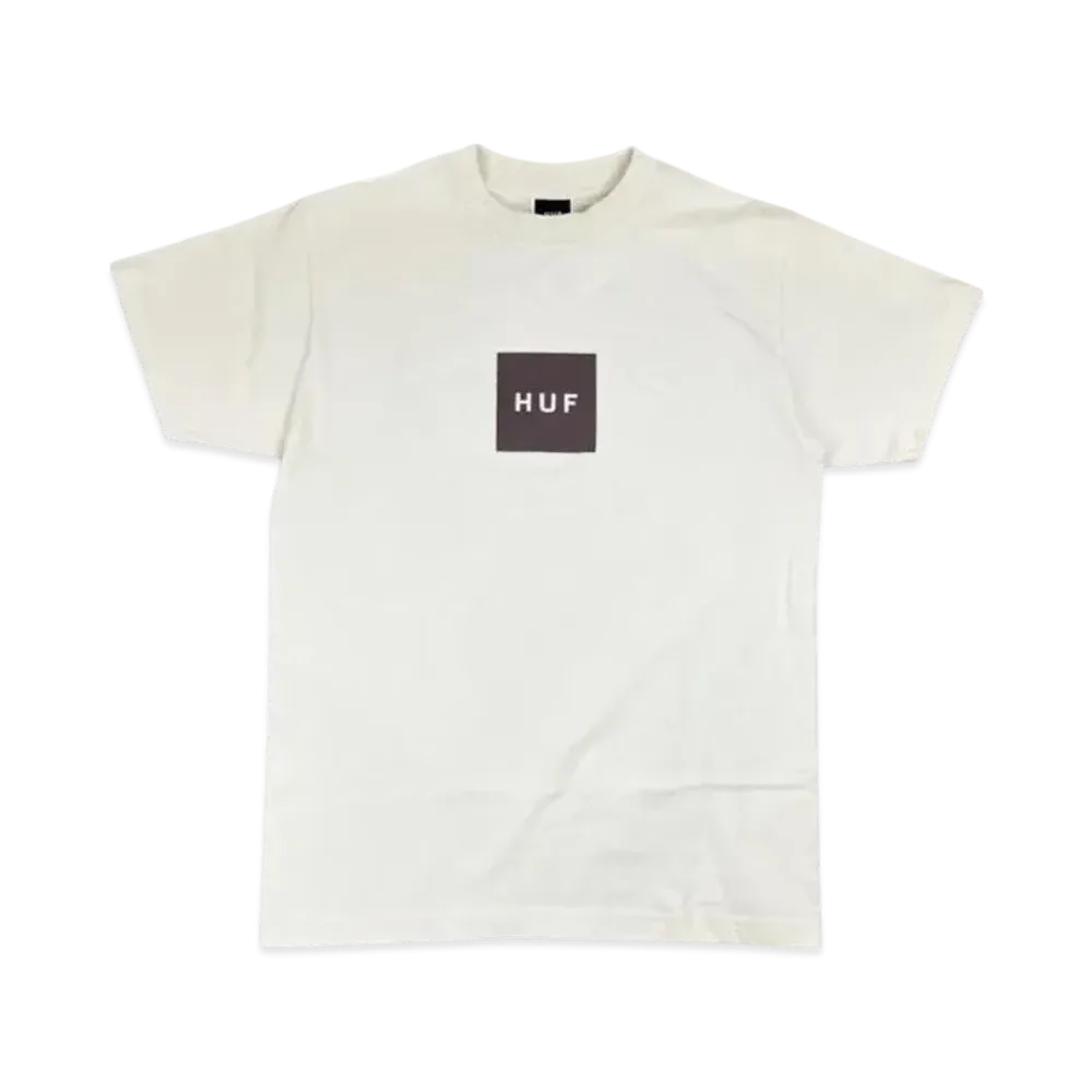 HUF Essentials Box Logo S/S Tee "Bone"