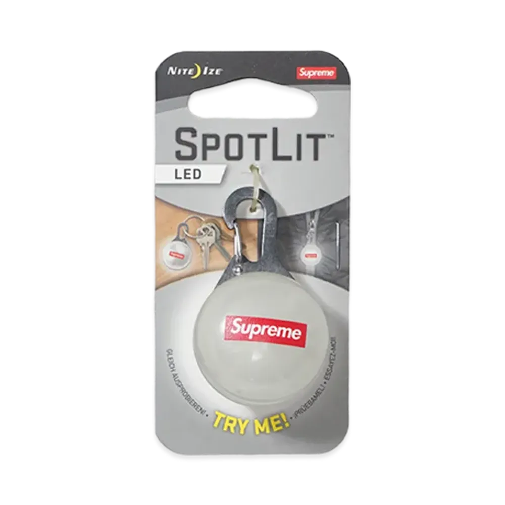 Supreme Spotlight Keychain "Red"
