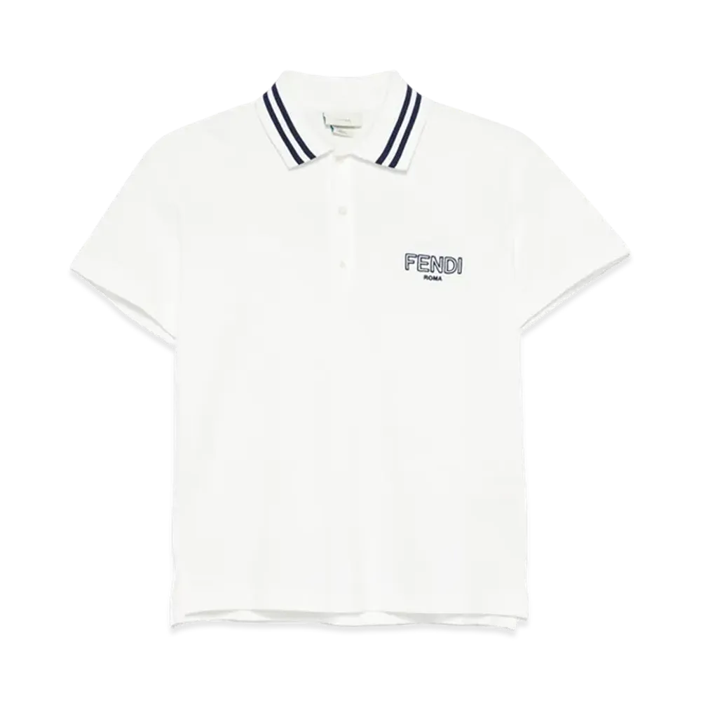 FENDI Kids Polo Shirt "White"