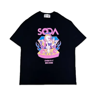 MFC STORE x over print x DJ SODA Ver. 3Saki S/S Tee "Black/Pink"