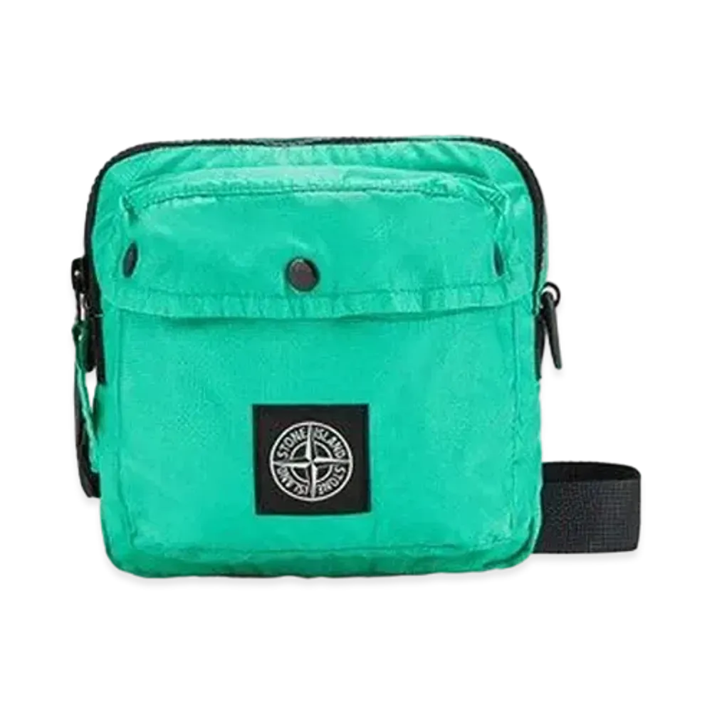 Stone Island 90270 MUSSOLA GOMMATA CANVAS PRINT "Green"