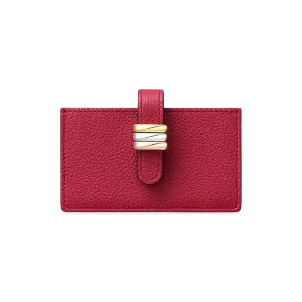 Cartier Accordion Card Holder, Trinity "Ruby/Gold/Pink Gold"