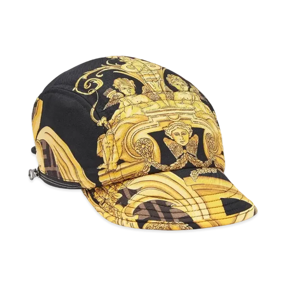 FENDI x Versace Fendace Multicolor Silk Baseball Cap "Multicolor"