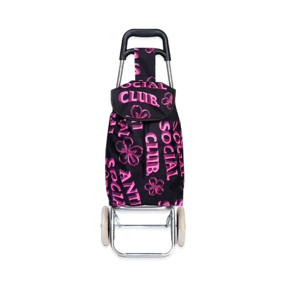 ANTI SOCIAL SOCIAL CLUB FA22 Coral Crush Grocery Trolley "Black"