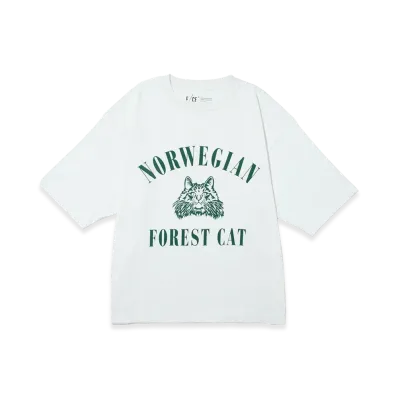 F/CE. Forest Cat Big T "White"