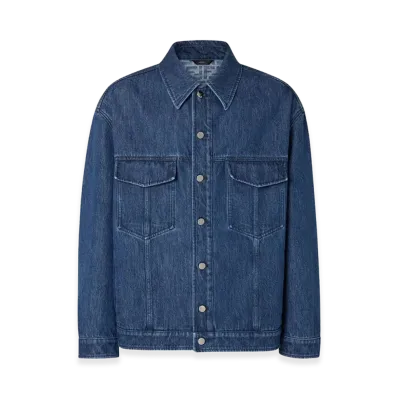 FENDI FF Selleria Denim Jacket "Blue"