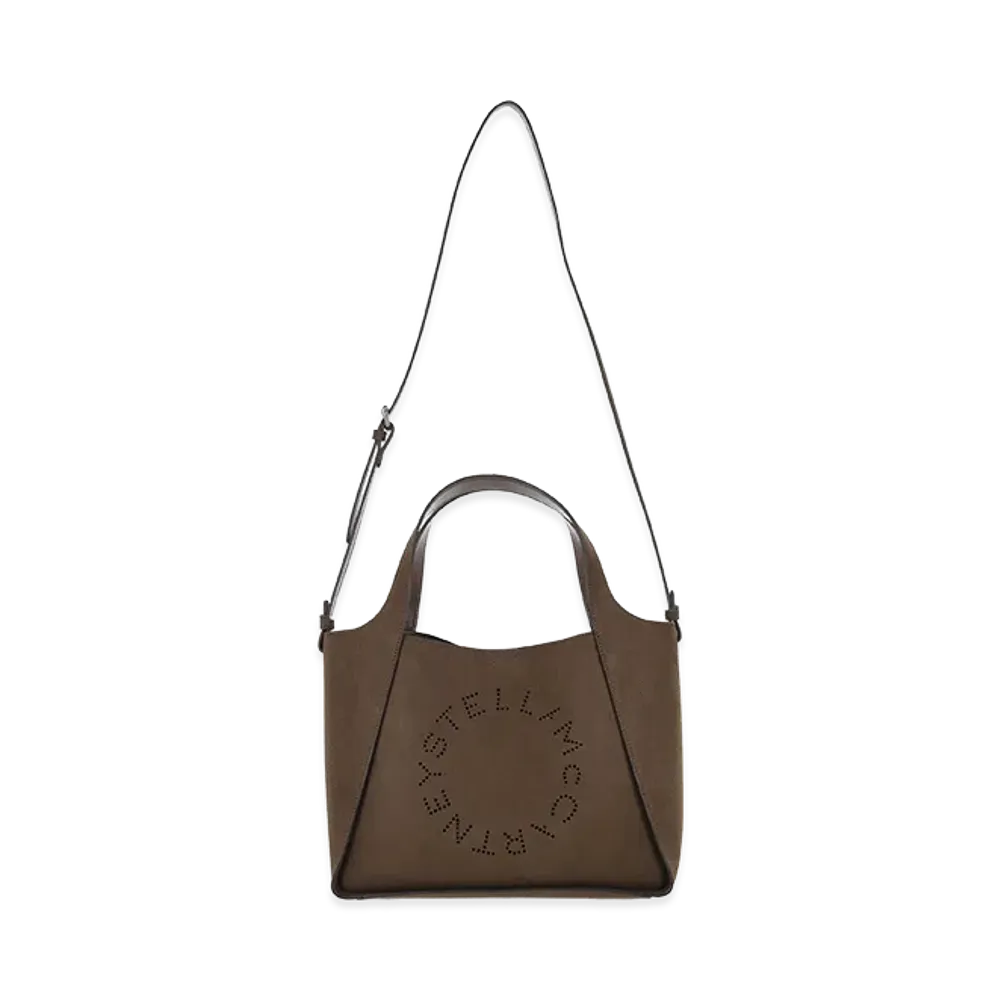 STELLA McCARTNEY Women's Moka Stella Logo Tote Bag "Brown"