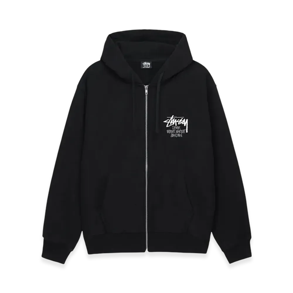 Stussy Stock DSM London Zip Hoodie 2024 "Black"