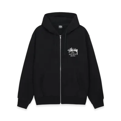 Stussy Stock DSM London Zip Hoodie 2024 "Black"