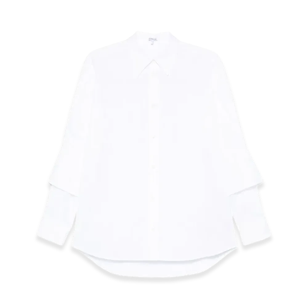 LOEWE Women's Cotton Shirt "White"