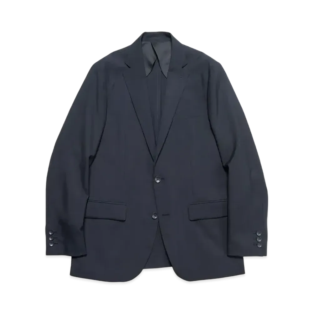 SOPHNET. Summer Merino Wool Standard 2Button Jacket "Navy"