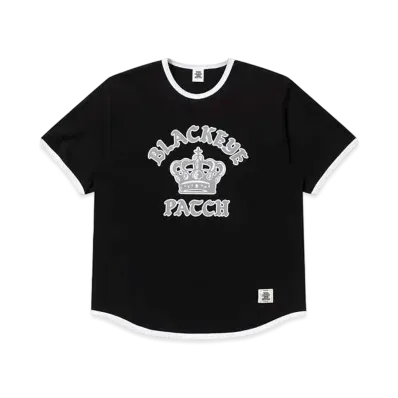 BlackEyePatch Crown Logo Ribbed Tee "Black"