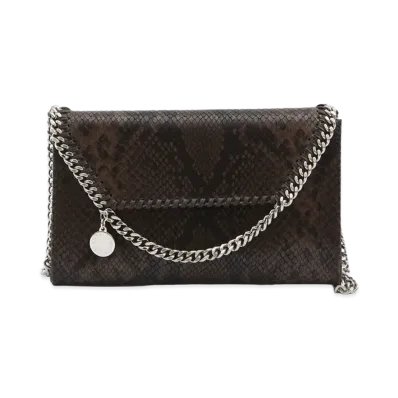 STELLA McCARTNEY Women's Falabella Wallet On Chain "Brown"
