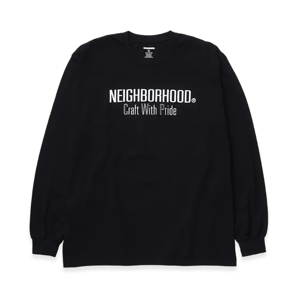 NEIGHBORHOOD NH . Tee LS-5 "Black"