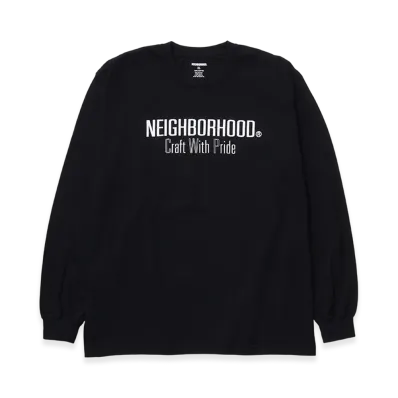 NEIGHBORHOOD NH . Tee LS-5 "Black"
