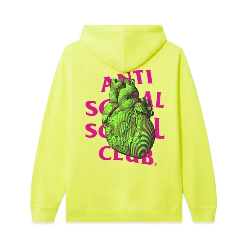 ANTI SOCIAL SOCIAL CLUB Pulse Check Safety Hoodie "Yellow"