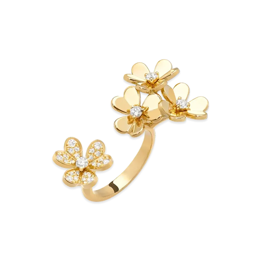 Van Cleef & Arpels Frivole Entre les Doigts ring "18K Yellow gold/Diamond"
