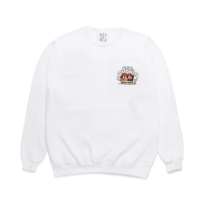 WACKO MARIA STILL SMOKIN' / SWEAT SHIRT #2 "White"