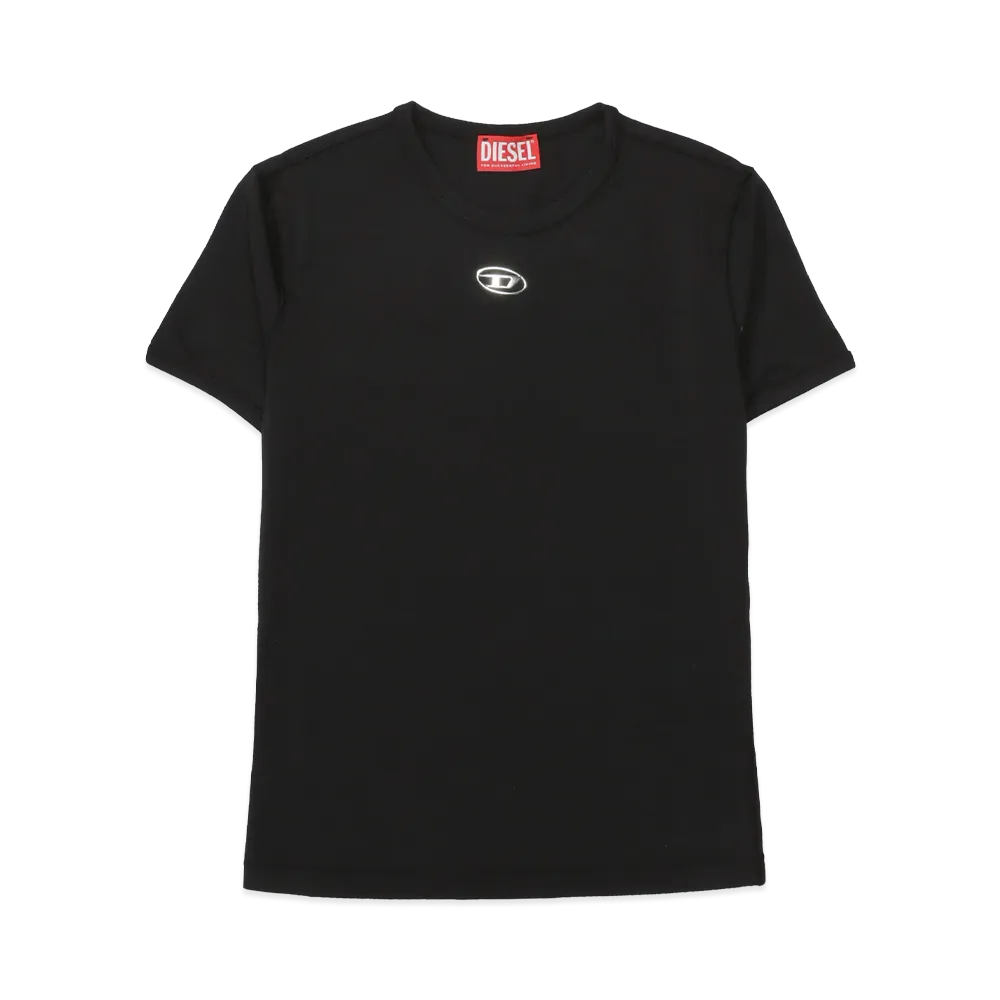 Diesel T-Uncutieslong-Od Short Sleeve Top "Black"