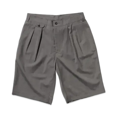 BEAMS 2 Pleats Shorts Wool Tropical "Gray"