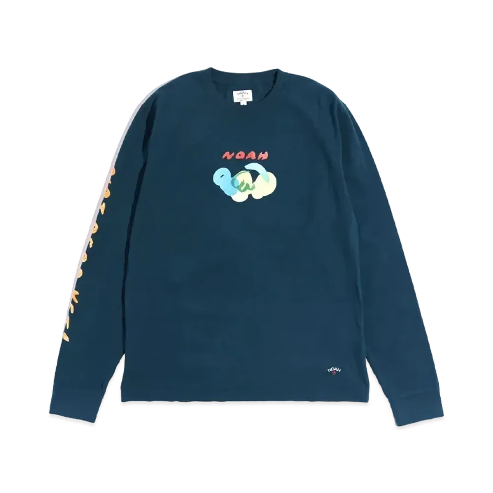 Noah Not Dead Yet! L/S Recycled Cotton Tee "Green"