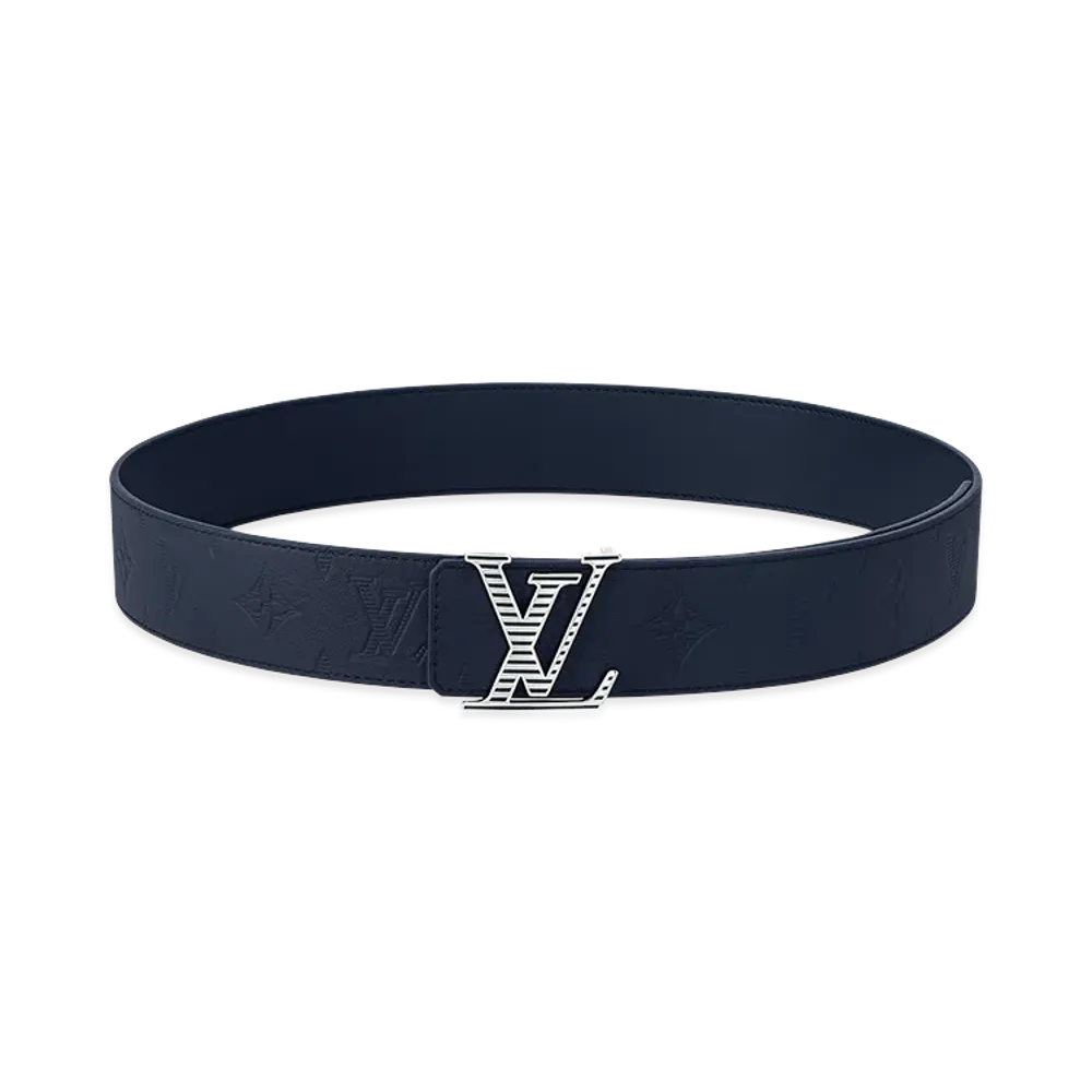 Louis Vuitton Belt LV Shadow 40mm Reversible "Navy"