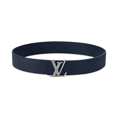 Louis Vuitton Belt LV Shadow 40mm Reversible "Navy"