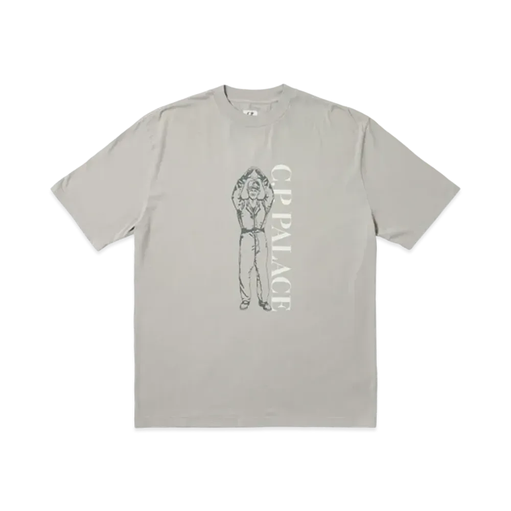 PALACE x C.P. COMPANY T-Shirt "Grey"