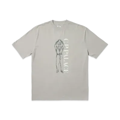 PALACE x C.P. COMPANY T-Shirt "Grey"